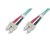 Patch Cord Światłowodowy Sc/Sc Duplex Mm 50/125 Om3 1M Ls0h Turkusowy...