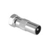 Złącze adapter wtyk antenowy TV - wtyk F CU