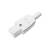 Martin Kaiser 794/ws IEC Connector 2+PE 10A White Straight Socket 1 piece