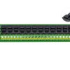 DIN Rail Mount 12 Channel Paddle Rocker Switch DC Power Distribution Strip Module