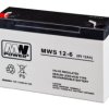 Akumulator VRLA AGM 6V 12Ah (żywotność 3-5lat) MWS 12-6