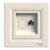 ASFORA Gniazdo komputerowe RJ45 kat.6 krem z ramką EPH4700123 SCHNEIDER ELECTRIC