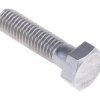 Śruba z łbem sześciokątnym gwint M8 30mm skok 1.25mm Stal nierdzewna Sześciokątny RS PRO