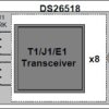 8-Port T1/E1/J1 Transceiver