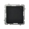 SONATA Wyłącznik schodowy czarny metalik ŁP-3R/m/33 OSPEL