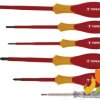 Śrubokręty 1000V, zestaw 6szt, 39D150 TOPEX