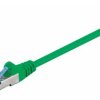 Kabel Patchcord CAT 6a S/FTP PIMF RJ45/RJ45 0.25m zielony