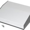 Steel enclosure, (L x W x H) 157 x 190 x 34 mm, gray, 515-0930