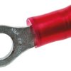 Zacisk oczkowy rozmiar przewodu 1.65mm² Ø , M4 izolowany średnica wew 4.34mm Czerwony TE Connectivity