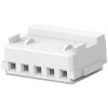 Socket housing, 5 pole, pitch 1.5 mm, straight, white, 353908-5