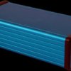 Aluminum enclosure, (L x W x H) 160 x 78 x 43 mm, blue, IP54, 1455K1601BU