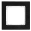 Deco Ramka Uniwersalna Pojedyncza - Aluminium Szczotkowane (Ramka: Czarna...