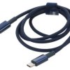 Kabel High Speed, USB 2.0 USB C wtyk z obu stron 1m granatowy P10319800321-03