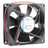 ebm-papst Wentylator osiowy 8400 N 12 V dc 500 mW 33 m³/h 12 dB IP68 0.41 mA 80 mm 80 mm 25 mm