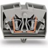 4-wire terminal, 1 pole, 0.08-2.5 mm², clamping points: 4, gray, cage clamp, 24 A, 264-341
