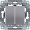 DANTE Łącznik podwójny dwuobwodowy z klawiszem bez ramki 16AX 250V 454122