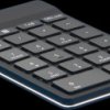 RGOCONMWLBL Keyboard, Bluetooth, compact, ergonomic, black
