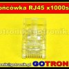 Końcówka RJ45 x1000szt.