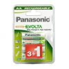 R6 Ni-MH 2050 mAh Panasonic Bx4 EVOLTA