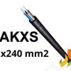Kabel YAKXS 1x240 mm2 RM (0,6/1 kV) ziemny aluminiowy (bębnowy) KA0011033 PRYSMIAN