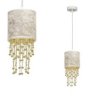 Lampa Wisząca Almeria White/Gold 1Xe27 Mlp6444 Milagro