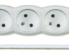 Przedłużacz elektryczny z uziemieniem 5x gniazd, przewód 2m