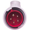 Wtyczka przenośna kątowa 16A 5P 400V czerwona IP67 TWIST 80152-6