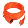 Przedłużacz ogrodowy 1-gniazdo z/u 16A 10m /H05VV-F 3x1,5/ pomarańczowy PS-170