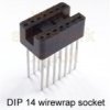 IC Socket 14-pin DIP wirewrap (191650F) - Bicc Vero