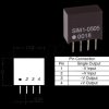 AM1S-1209SZ SIL-4 DC/DC converter, 1 W, 12 V in/9 V out