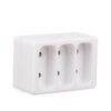 Rozgałęźnik 3-gniazdowy - 3x2P-euro, bez uziemienia, biały / 12730