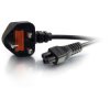 C2G 80601 C2G 1m UK Laptop Power Cord (BS 1363 to IEC 60320 C5)