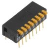 Przełącznik Dip-Switch Ilość Sekcji 8 On-Off 0,03A/30Vdc A6dr-8100