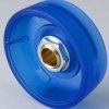 Rotary knob, 6 mm, PC, blue, Ø 33 mm, H 14 mm, B8233066