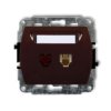Trend Gniazda Telefoniczne Pojedyncze 1Xrj11, 4-Stykowy Brązowy 4Gt-1