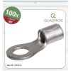 Quadrios 23C512 Ring Terminal 6mm² Hole 5.3mm Non-Insulated 100pcs