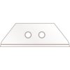 Trapezoid blade, for cutter knife, BW 19 mm, L 55.5 mm, 60099.70, package with 10 pieces