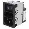 Złącze Zasilające Ac Gniazdo Męskie 6A 250Vac Iec 60320 Kmf Kmf1.1261.11