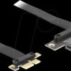 81495 Riser Card PCI Express 3.0 x1 male to x4 slot with cable 30 cm