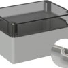 PC enclosure, (L x W x H) 160 x 120 x 90 mm, light gray (RAL 7035), IP66, 5U230810