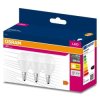 3PAK Żarówka LED E14 P45 7W = 60W 806lm 2700K Ciepła 200 OSRAM VALUE