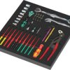 Wkładka piankowa 9753 z zestawem narzędzi serwisowych Kraftform Kompakt Set 1, 45 części, WERA 05150153001