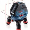 Laser liniowy Bosch Professional Kreuzlinienlaser GLL 3-50 mit Universalhalterung BM 1 0601063802 Maksymalny zasięg: 10
