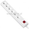 Przedłużacz 6GN 3m + 0 + przełącznik biały