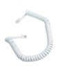 Kabel telefoniczny słuchawkowy spiralny biały (2m)