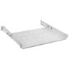 Półka regulowana do szafy RACK 19 cali 1U 350mm szara
