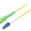 SCA-LCU/OS2-250YL Patch cord światłowodowy OS2 LC/UPC,SC/APC 25m LSZH żółty