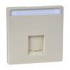 MERTEN D-LIFE Płytka czołowa pojedyncza do złącza RJ45 kremowy MTN466444 SCHNEIDER ELECTRIC