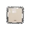 SEDNA DESIGN & ELEMENTS Wyłącznik pojedynczy 2-biegunowy z sygnalizacją załączenia beżowy SDD112102N SCHNEIDER ELECTRIC