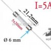 5,0A bezpiecznik ceramiczny do PCB; 5x20mm